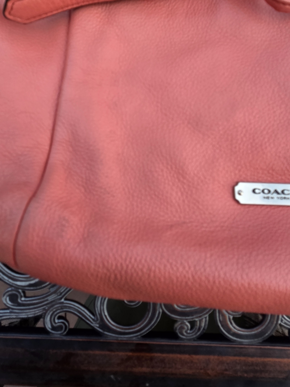 #150 Coach Avery Siena Leather Drawstring Hobo with Tassel - Picture 16 of 16